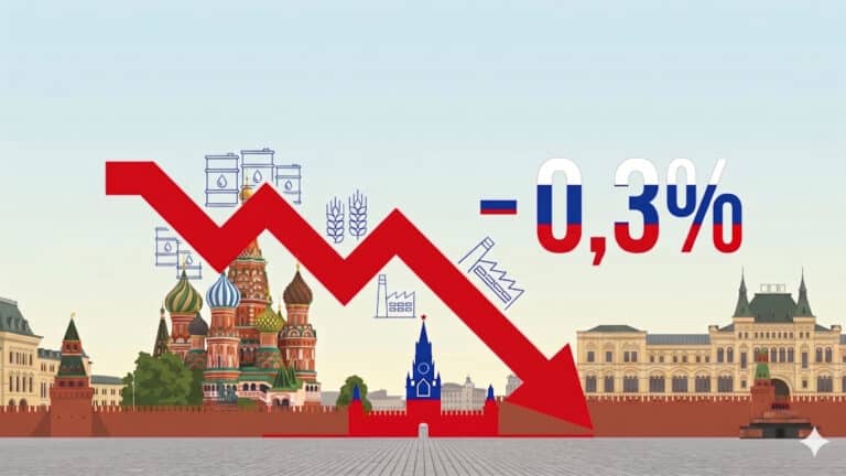 Санкциялар қысымы: Ресей экономикасы І тоқсанда 0,3% төмендеді