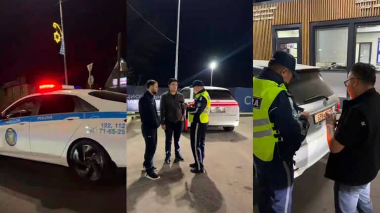Алматыда полиция көліктерді жаппай айыптұраққа қойып жатыр