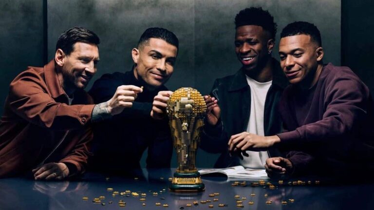 Роналду, Месси, Мбаппе және Винисиус LEGO кубогына таласты (видео)