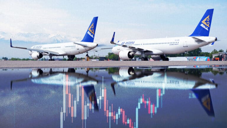 Акции Air Astana опустились до исторического дна – 649 тенге
