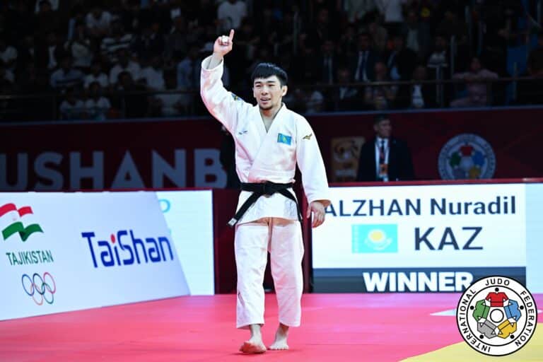 Сборная Казахстана завоевала одну медаль на Grand Slam по дзюдо в Душанбе