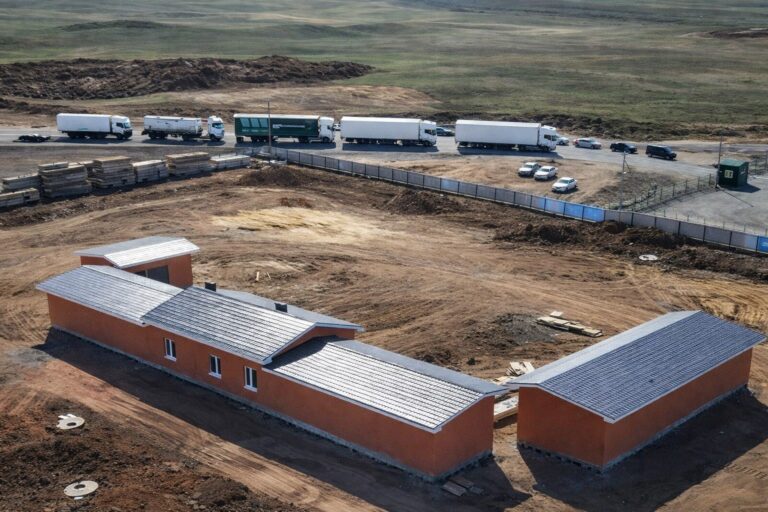 На границе Казахстана и России реконструируют погранпереход «Алимбет»
