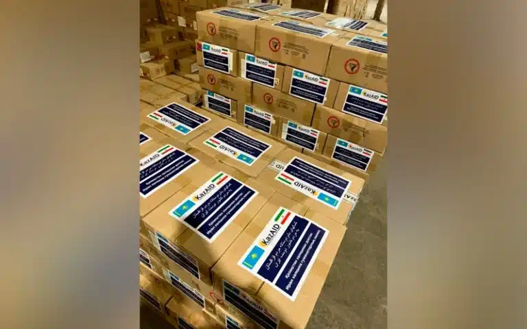 Қазақстан Иранға гуманитарлық көмек жіберді