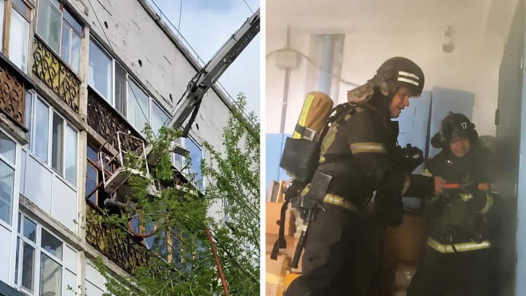 Из-за пожара в доме в Астане эвакуировали 25 человек