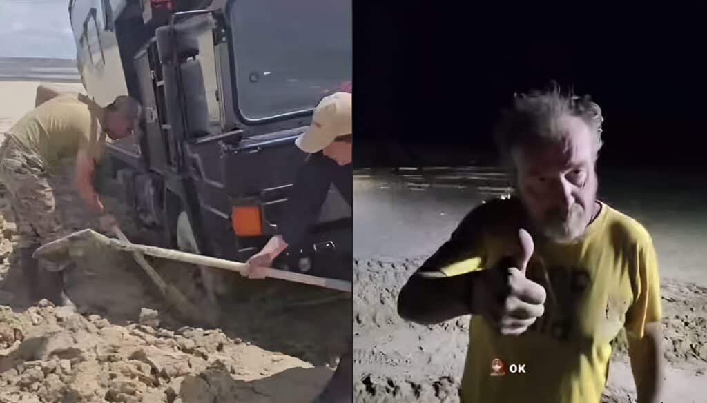 Британские туристы больше суток не могли выбраться из солончака в Мангистау