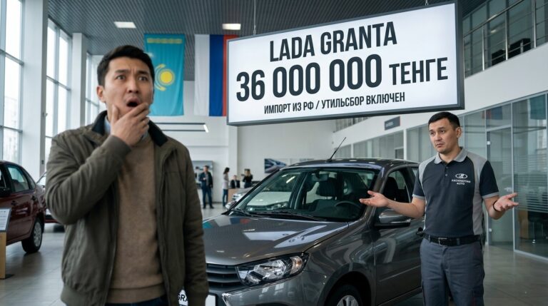 Утильсбор взлетел: российская Lada стала люксом в Казахстане