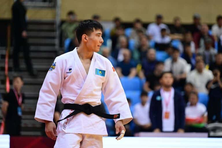 Нурканат Серикбаев остановился в шаге от медали на Grand Slam в Астане