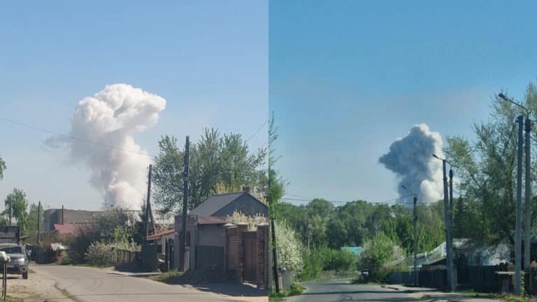 Өскемен қаласында зауыт өртеніп жатыр