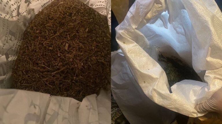 В Кокшетау у мотоциклиста нашли более 5 кг марихуаны