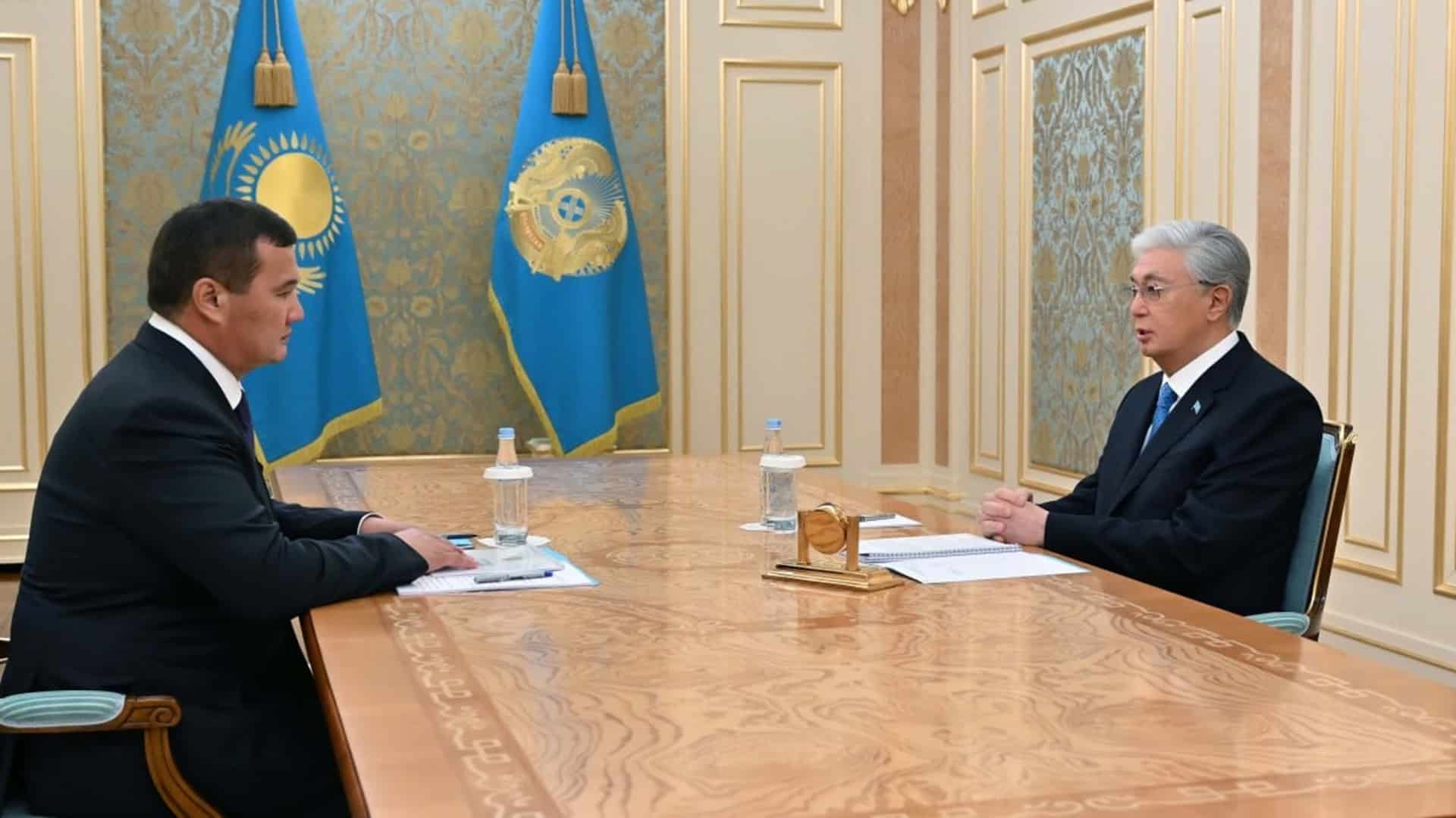 Қасым-Жомарт Тоқаев пен Нұрлыбек Нәлібаев