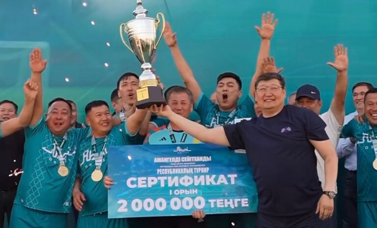 Берік Уәли бастаған Абай облысының құрамасы футболдан өткен турнирде жеңіске жетті