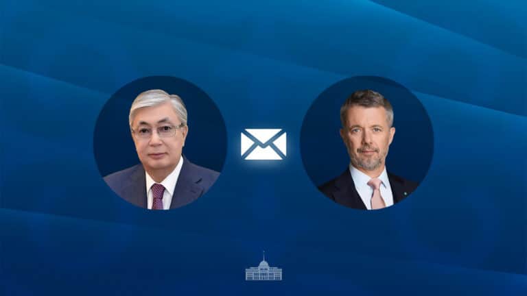 Токаев направил телеграмму королю Дании