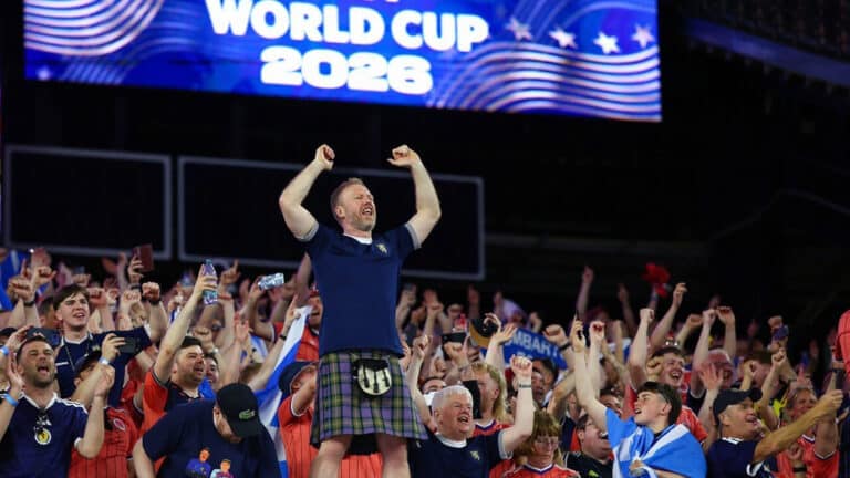 Scotland fans win over Boston during World Cup stay