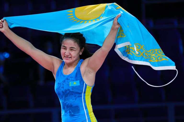 Казахстанская борчиха Нилуфар Раимова добыла бронзу Ulaanbaatar Open