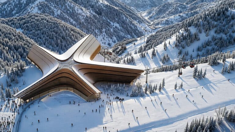 Бюро, создавшее «Хан-Шатыр», подготовило дизайн станций Almaty SuperSki