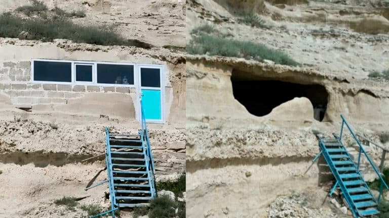 Из древней скальной мечети в Мангистау убрали пластиковые окна и двери