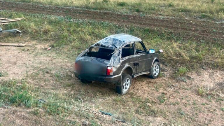 Ребенок погиб после опрокидывания «Нивы» в Павлодарской области