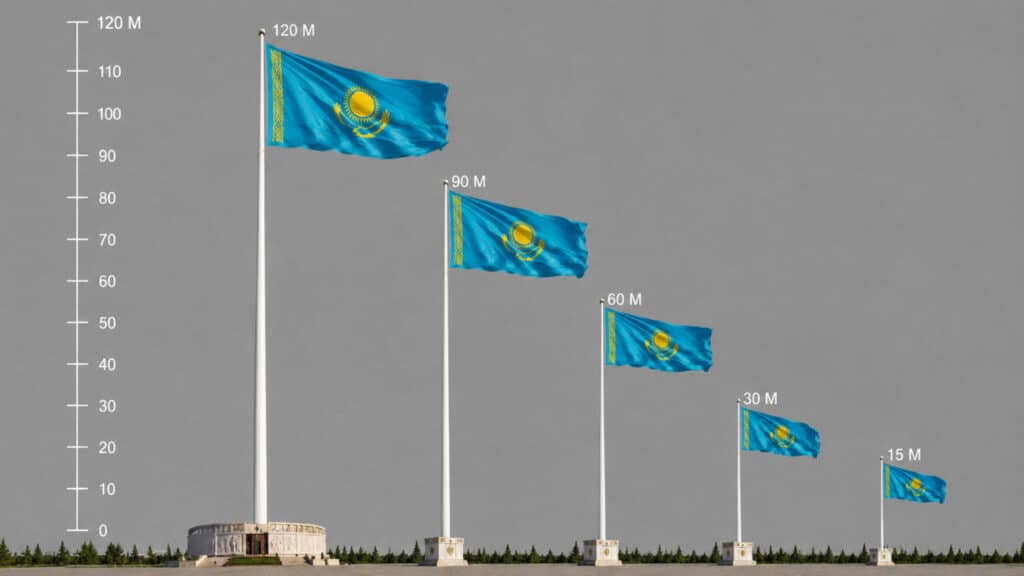 Қазақстандағы ең биік ту тұғырлары қай қалада орналасқан