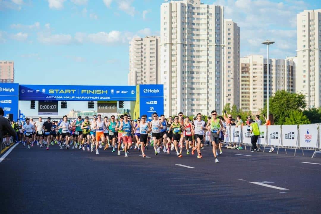 Astana Half Marathon жарысына 7 000 адам қатысып, жаңа рекорд орнатты