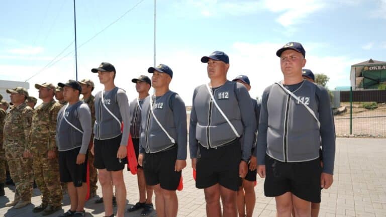 На побережье Балхаша открыли новую спасательную станцию 112