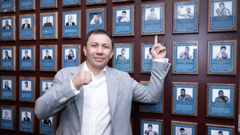 Мұхаммед Әли мен Тайсонмен бір қатарды: Головкин Даңқ залына енді