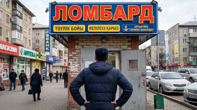 Банктен кредит алу қиын: халық ломбардтардан қарыз алуға көшкен
