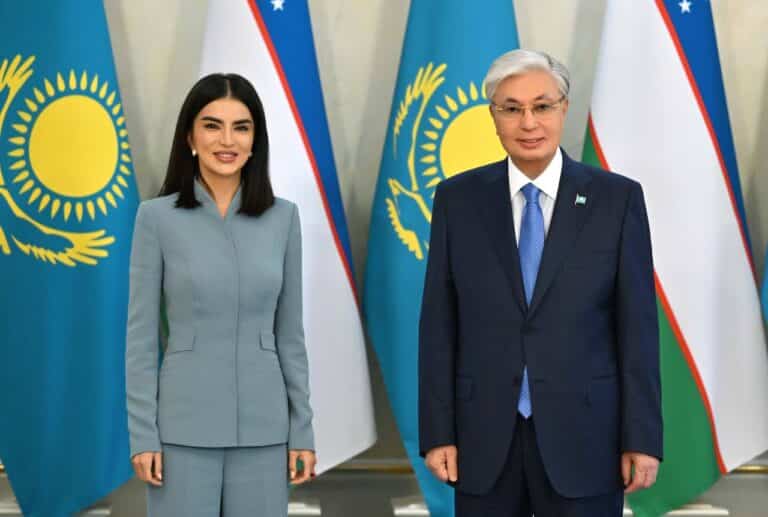 Касым-Жомарт Токаев принял Саиду Мирзиёеву в Акорде