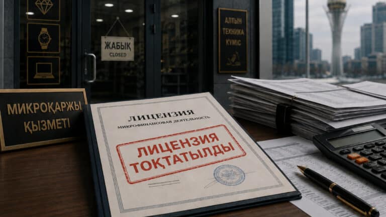 ҚНРДА тағы бір қаржы ұйымның лицензиясын 6 айға тоқтатты