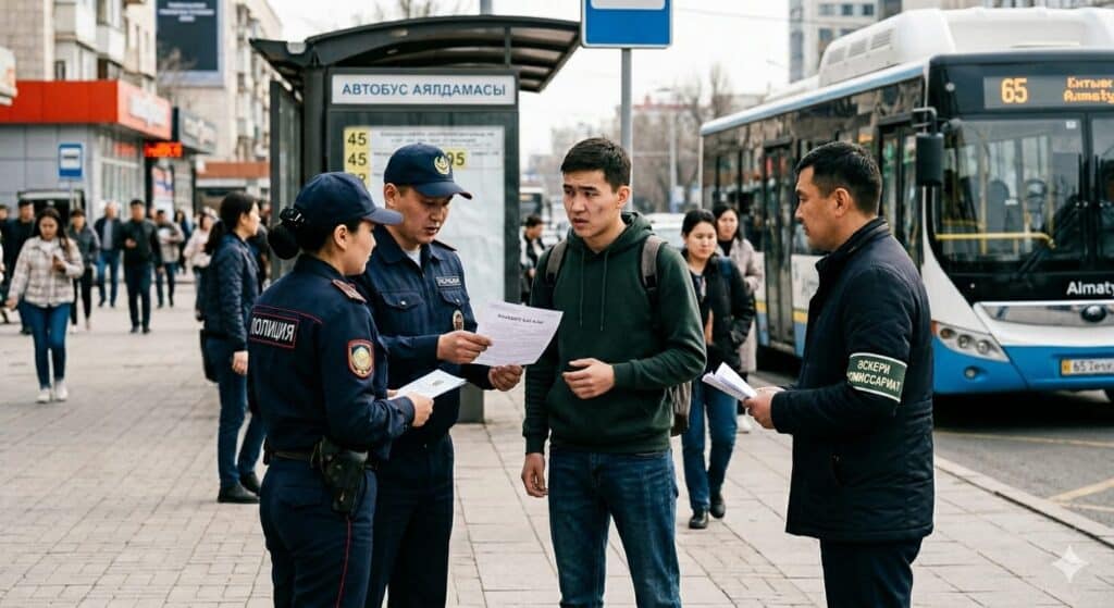 Қорғаныс министрлігі жігіттерді көшеден әскерге алып кету әрекетін теріске шығарды