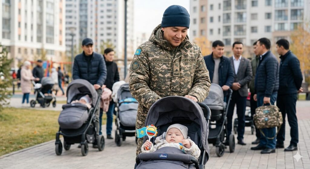 Елде декреттік демалысқа шығатын ер офицерлер көбейген
