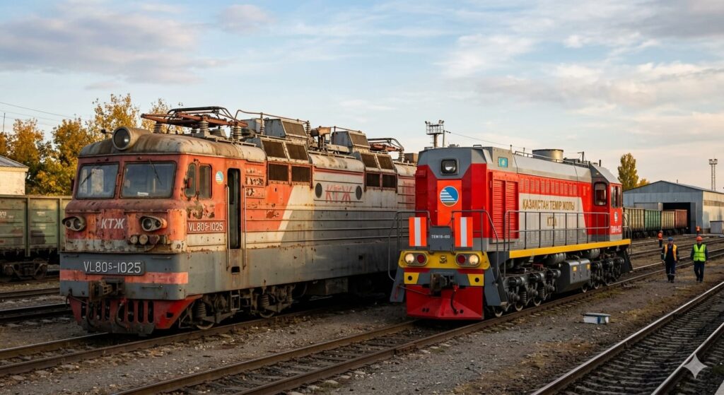 Қазақстан теміржолында локомотивтердің жартысына жуығы тозған