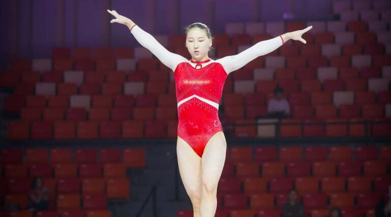 Казахстанские гимнастки вошли в топ-10 на чемпионате Азии в Китае
