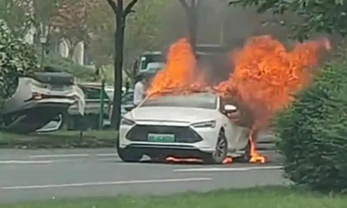 пожар BYD