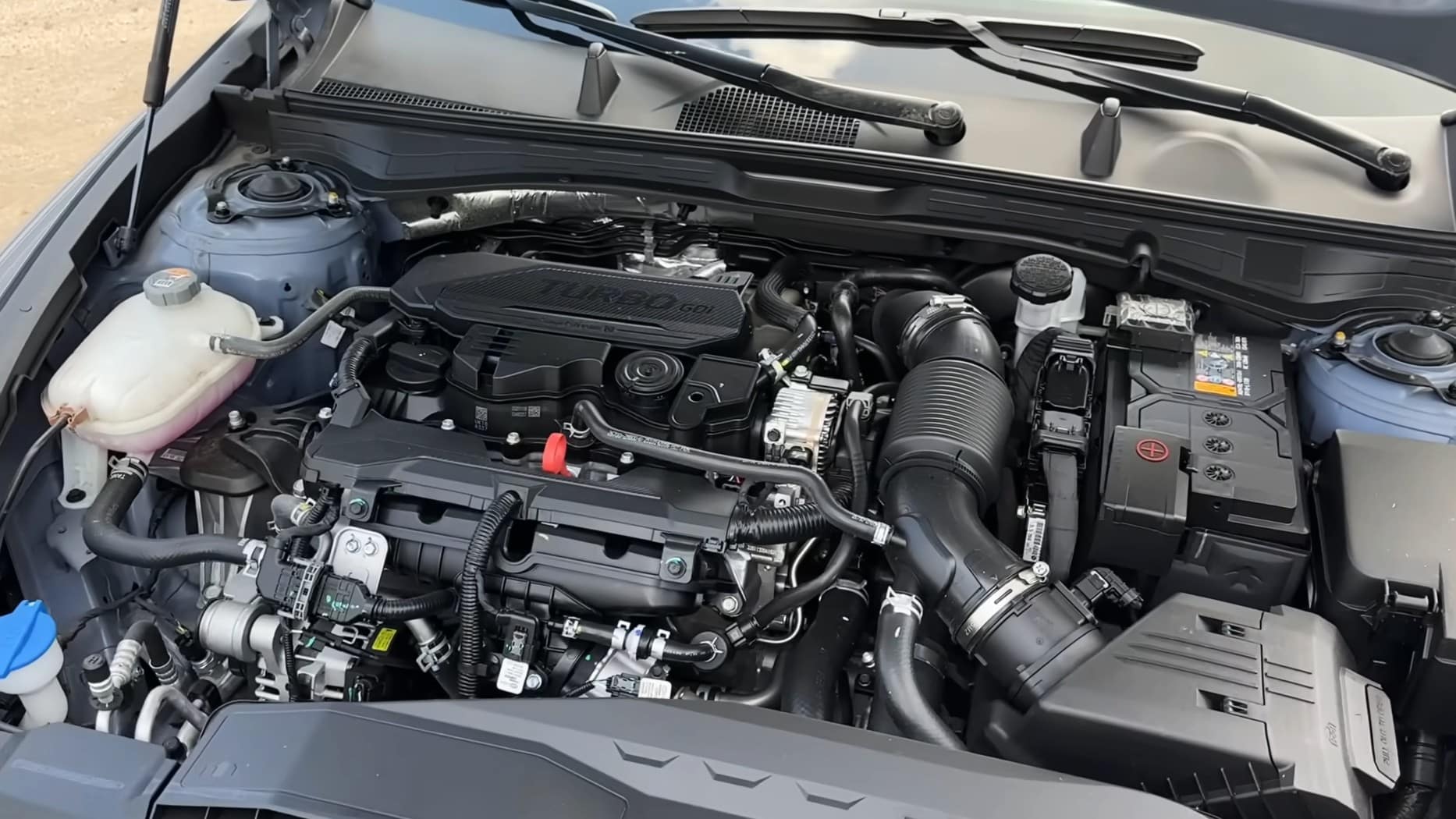Hyundai Sonata турбомотор, хендай соната двигатель