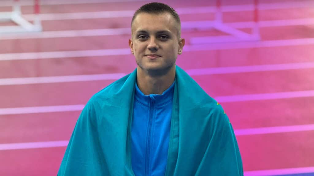 Прыгун с шестом Максим Балабин принес в копилку сборной Казахстана вторую медаль