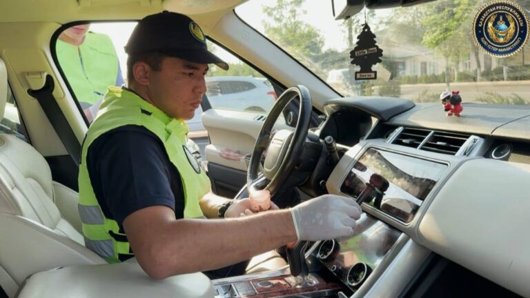 У журналистки в Туркестане угнали автомобиль, но полиция нашла его за несколько часов