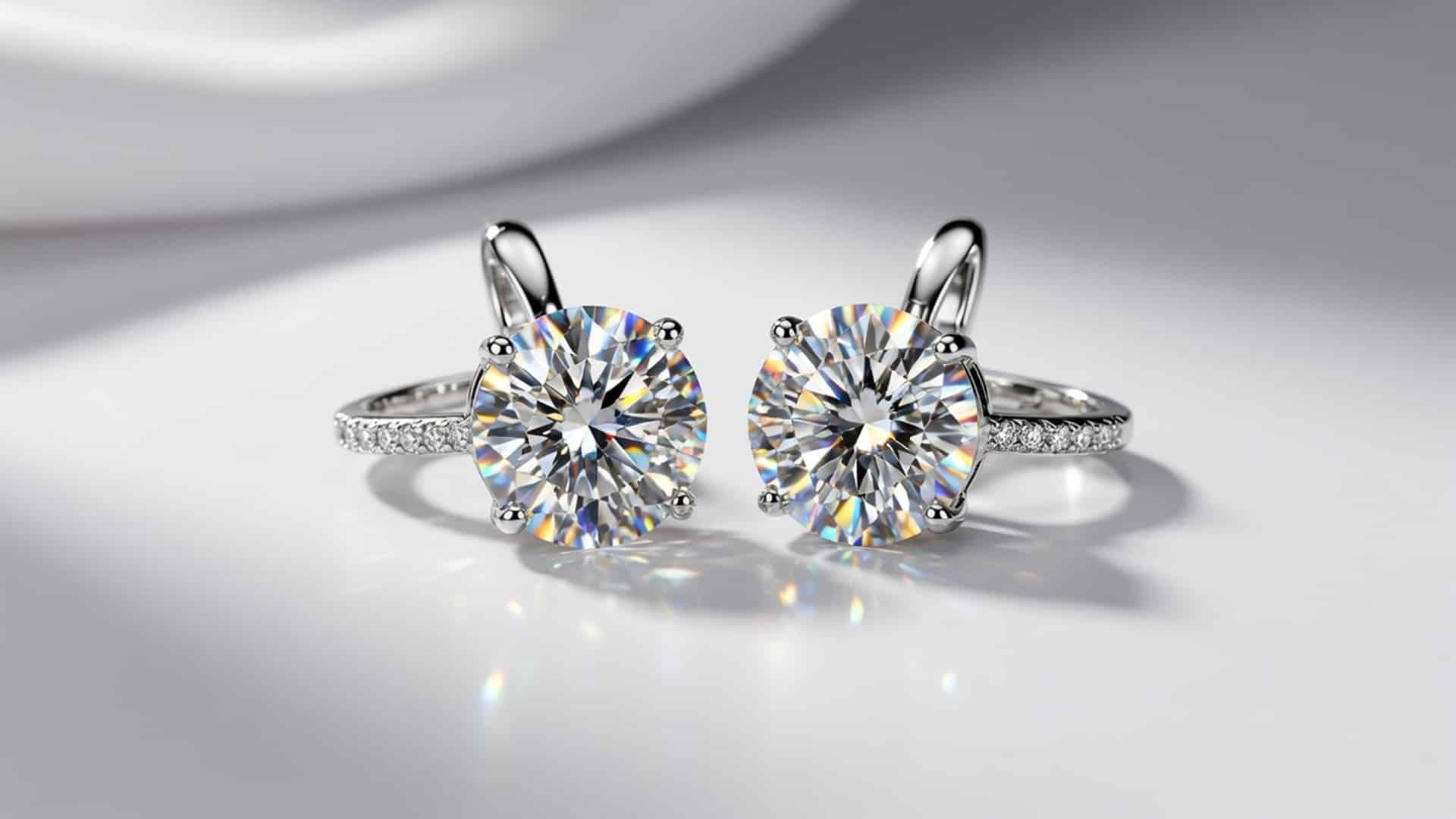 De Beers гауһар сырғасы