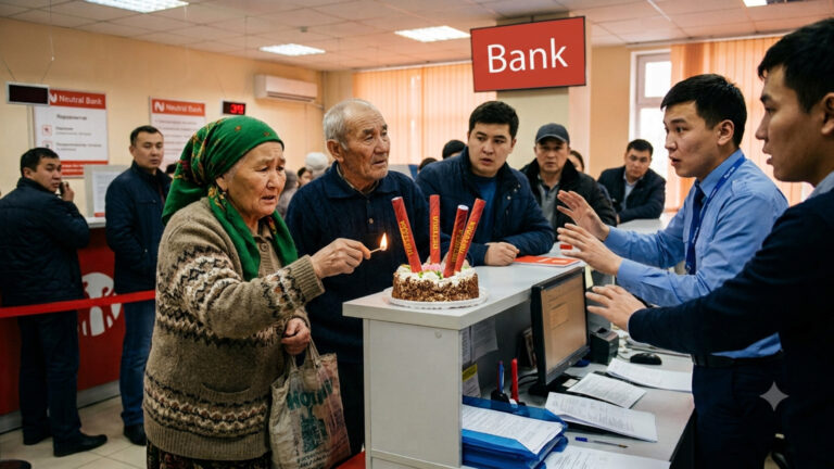 Алаяқтар зейнеткерлерді банкте тортқа салынған петарданы жаруға мәжбүрлеген