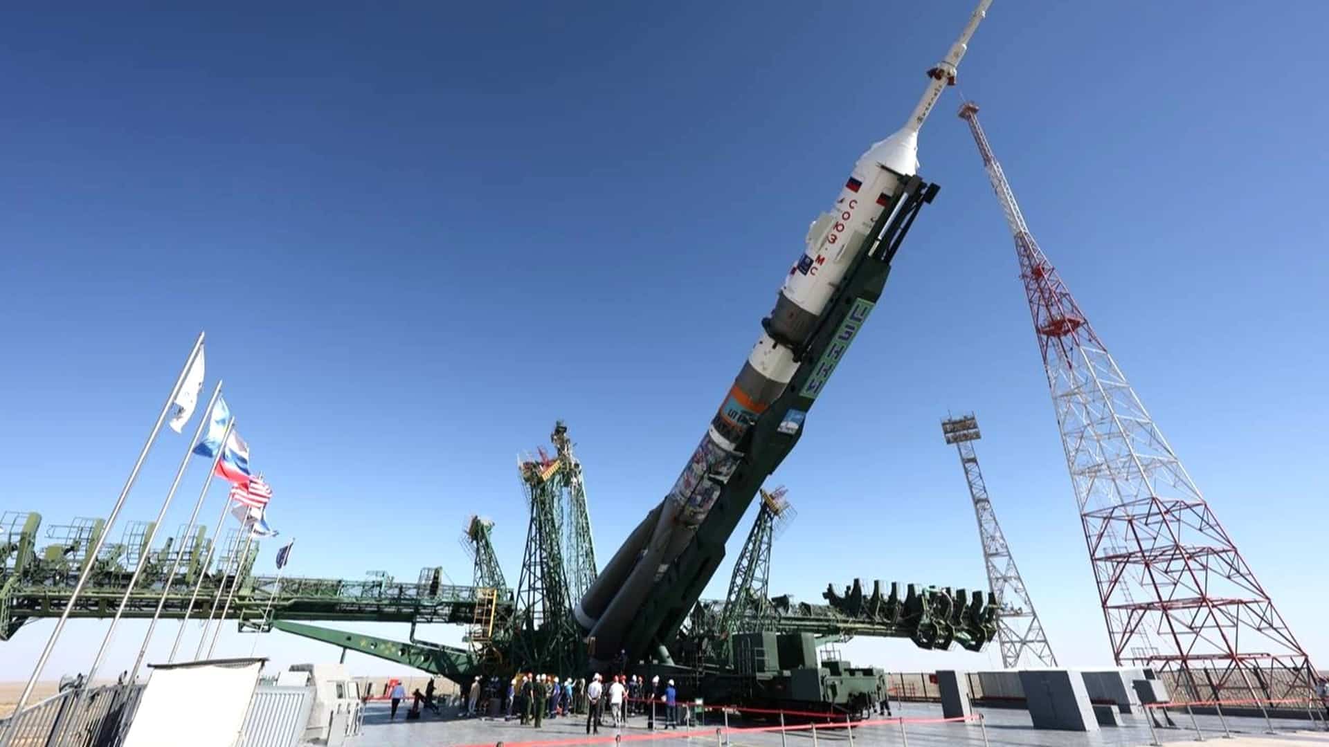 Байқоңыр ғарыш айлағындағы Союз МС-26 ғарыш кемесі