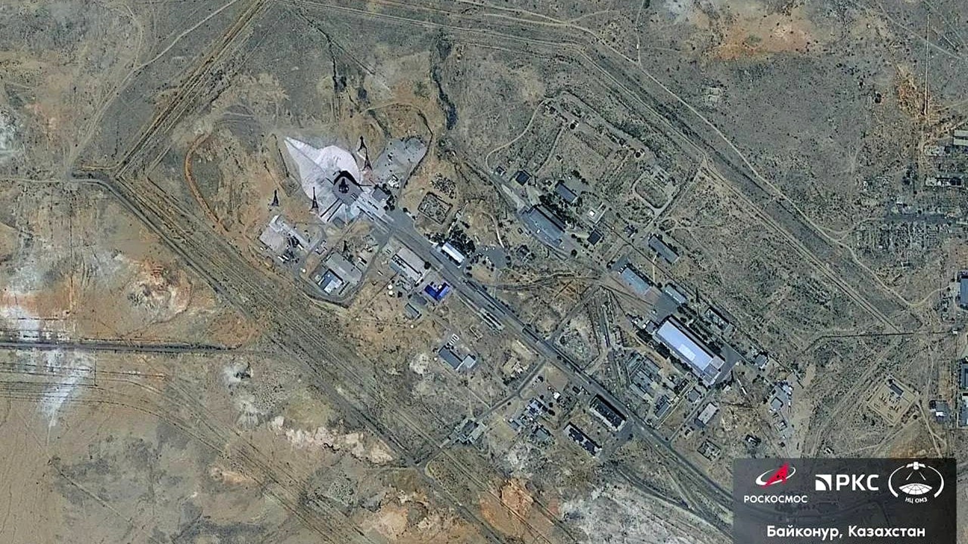 Байқоңыр ғарыш айлағындағы Союз МС-26 ғарыш кемесі