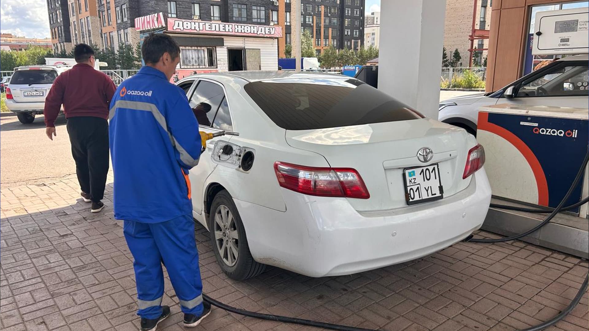 АЗС Qazaq Oil в Астане / Фото: Санат Урналиев