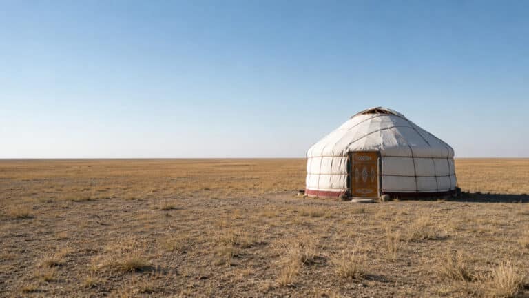 Authentic Kazakh yurt village takes shape at Burning Man