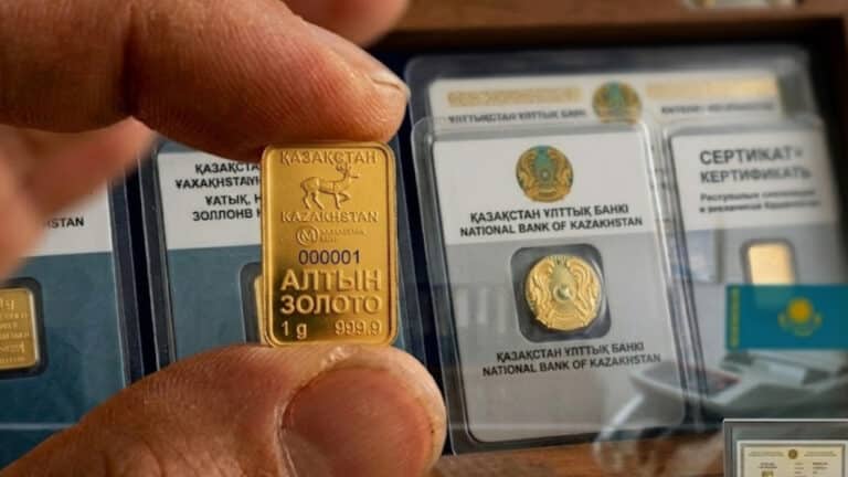 Қазақстанда 1 гр алтын бағасы қайтадан 65 мың теңгеден асты
