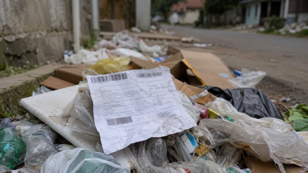 Жительницу пригорода Актау наказали по чеку в выброшенном мусоре