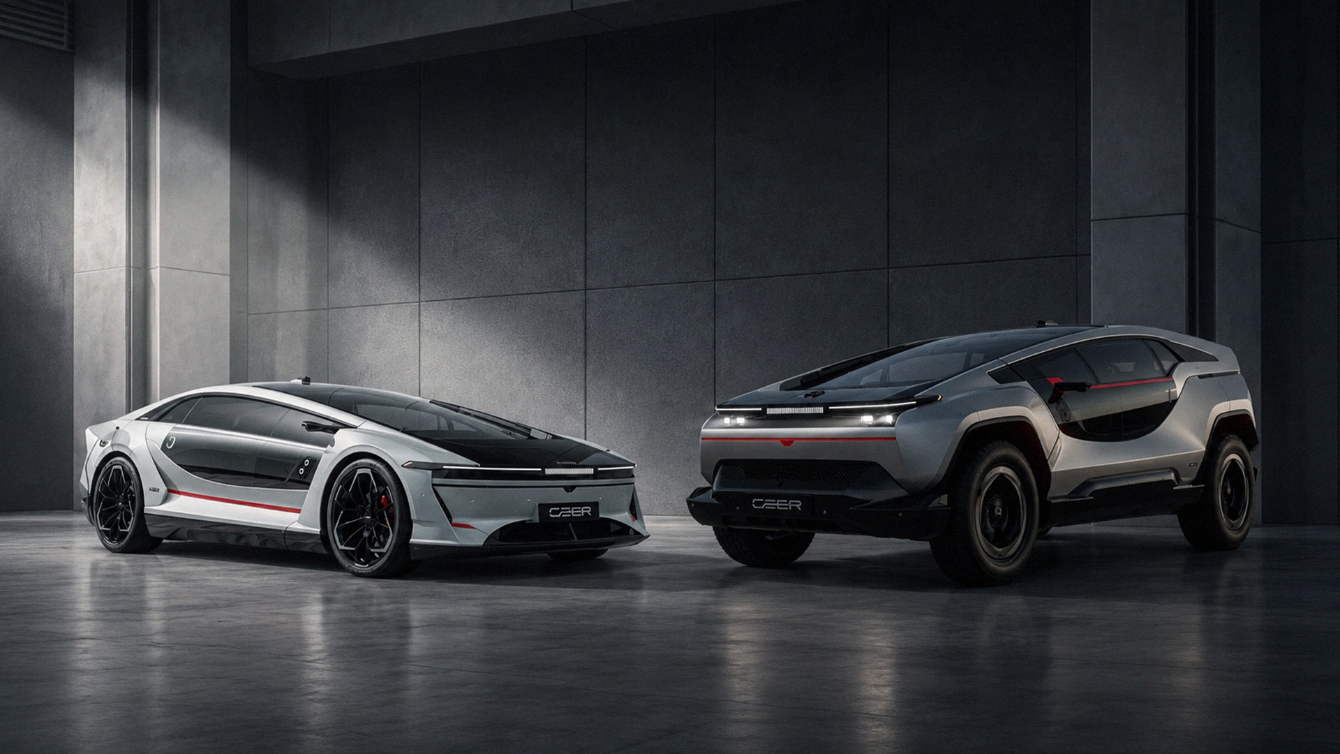Ceer Exobot, электромобиль Ceer, Saudi Arabia, электромобили, Exobot SUV, Exobot Sedan, BMW, Foxconn