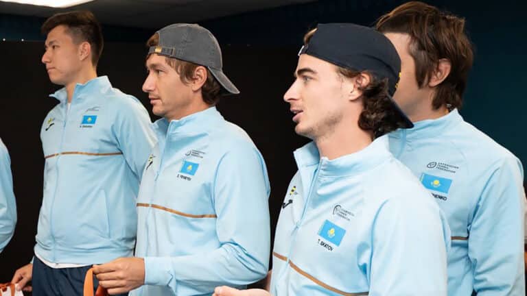 Kazakhstan’s Zhukayev and Yevseyev fall in Davis Cup doubles match
