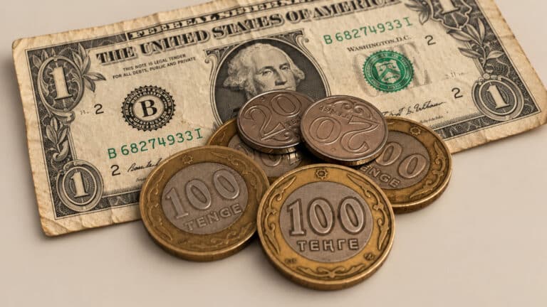 Доллар қайта қымбаттады: 1 қазанға ресми бағам 442,14 теңге болды