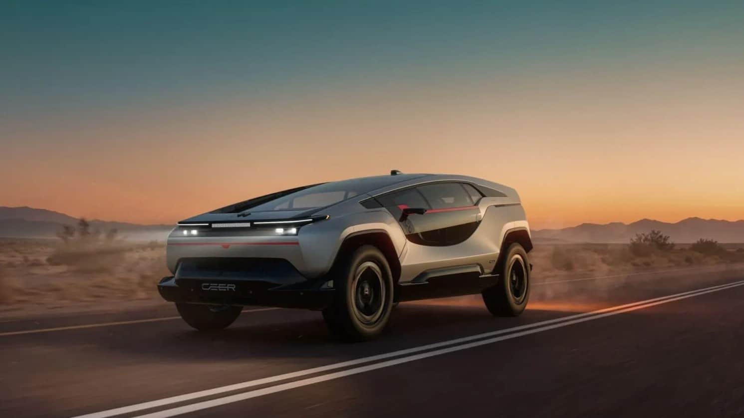 Ceer Exobot, электромобиль Ceer, Saudi Arabia, электромобили, Exobot SUV, Exobot Sedan, BMW, Foxconn