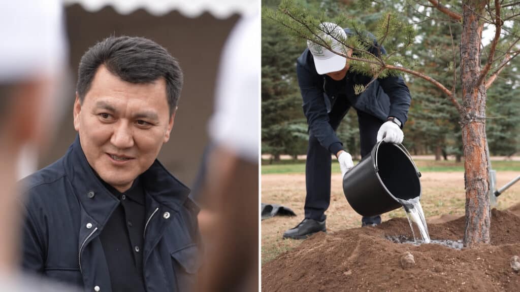 Ерлан Карин принял участие в экологической акции «Таза Қазақстан»