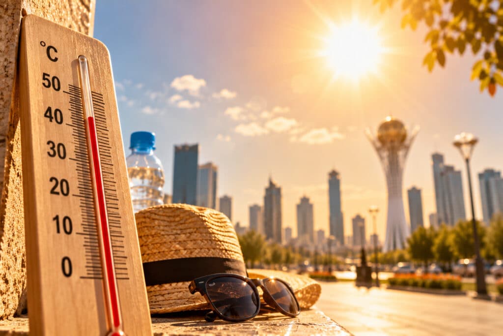 В Казахстане жара усилится до +36°C